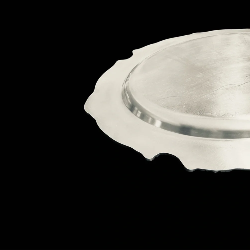 VINTAGE REED & BARTON KING FRANCIS 1676 PATTERN 19" SILVER PLATE. OVAL PLATTER - Picture 8 of 13